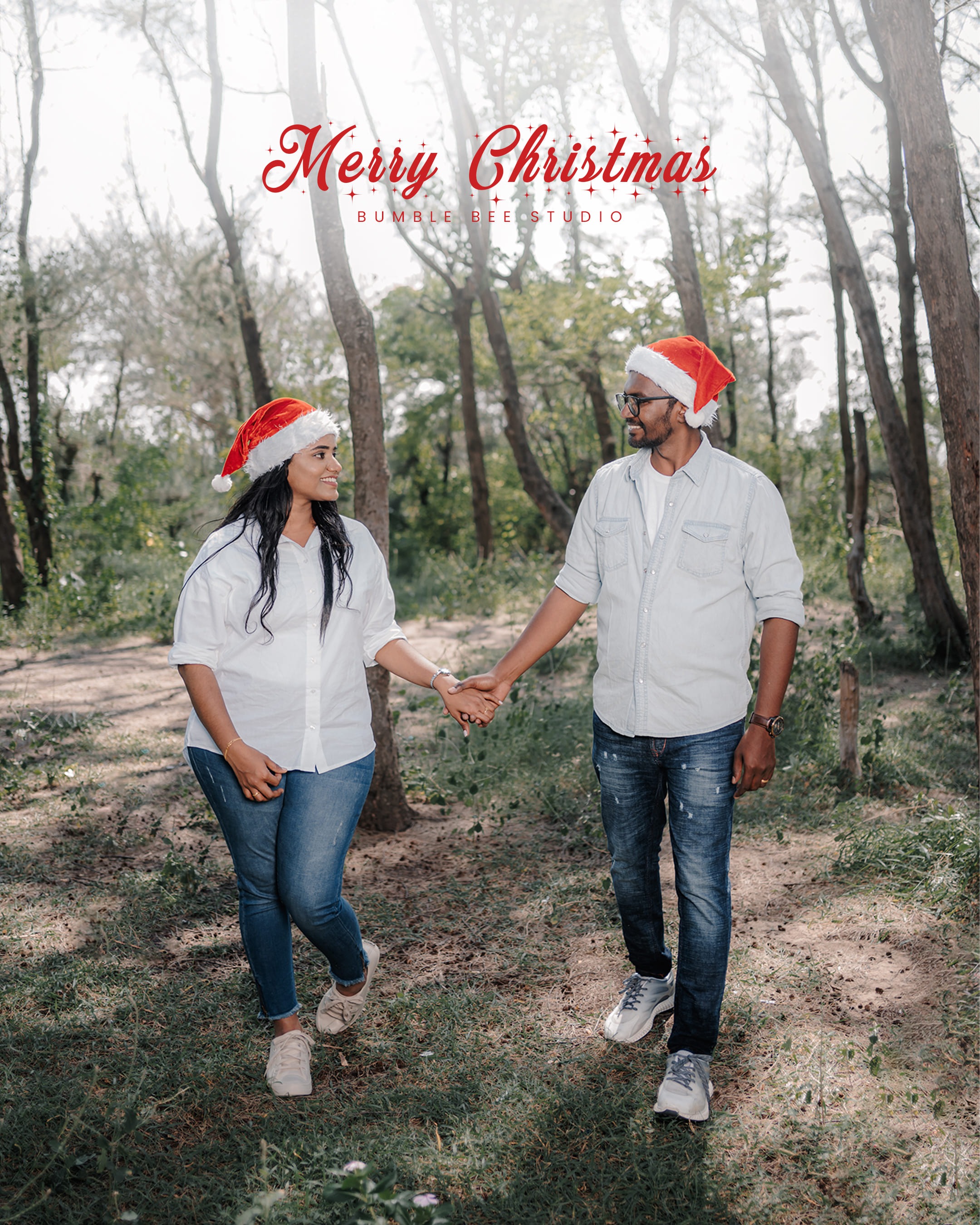 Christmas outdoor photoshoot